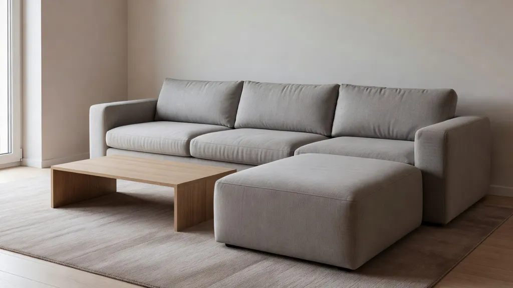 Sofa Z Pufą Jak Narożnik