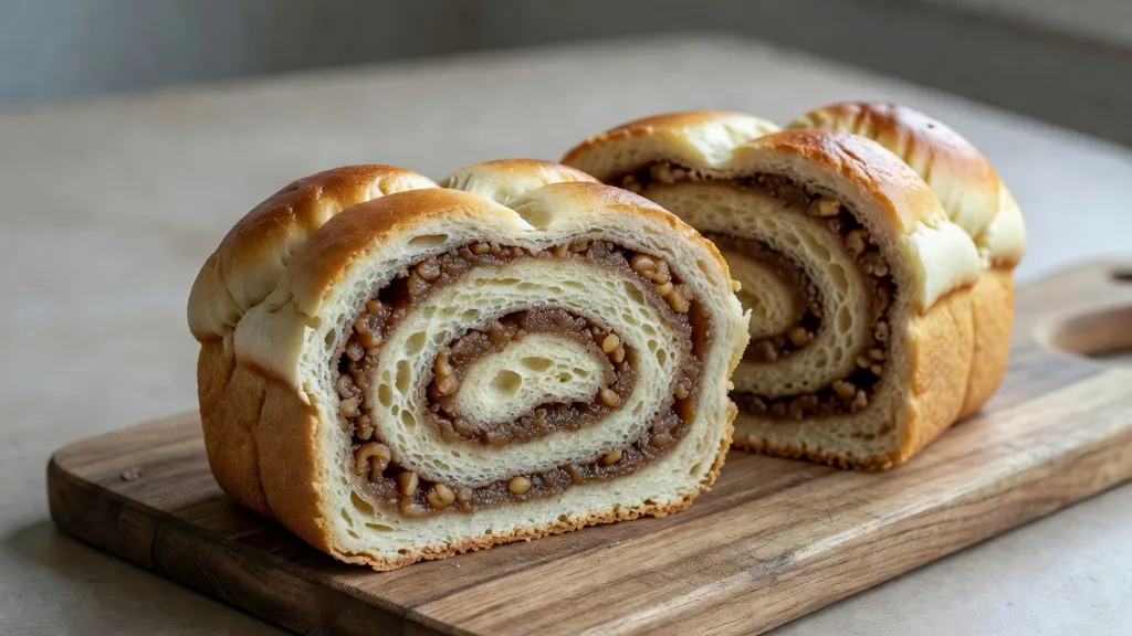 Szybkie ciasto drożdżowe z masą orzechową